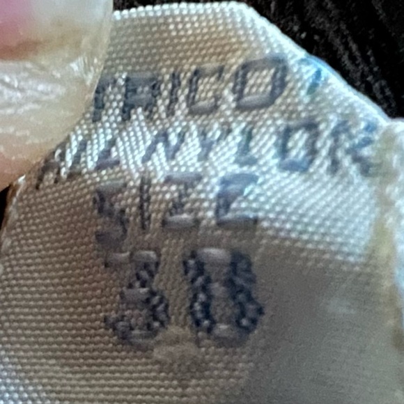 Vintage Vanity Fair black lace dress sz 38 - Picture 6 of 8